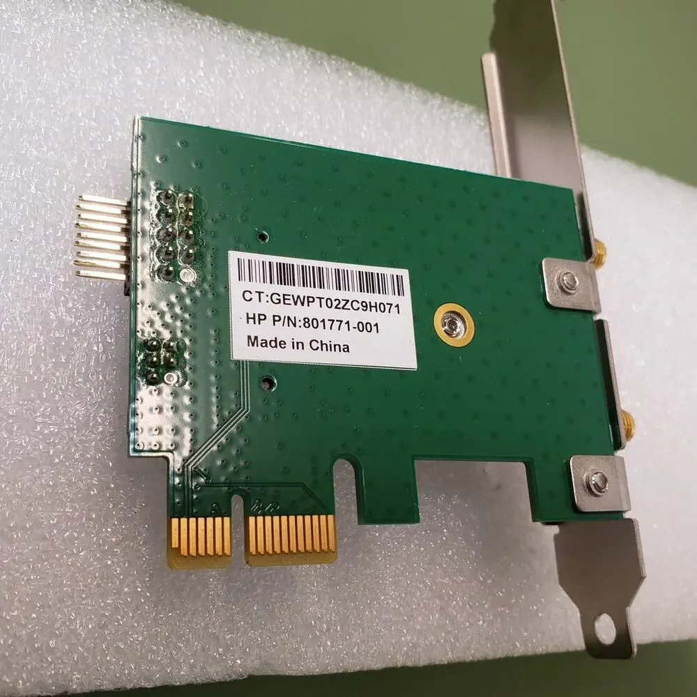 Dual-Band Wireless PCI-E Network Adapter Card with Antennas